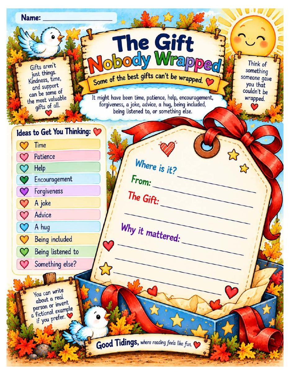 The Gift of a Day — Gratitude & Noticing Mini Packet — page 14 of 17