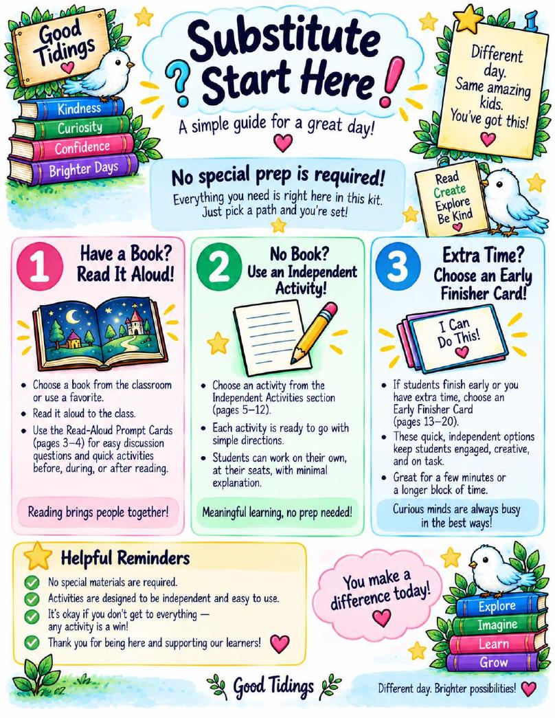 Substitute Teacher Kit — page 2 of 29
