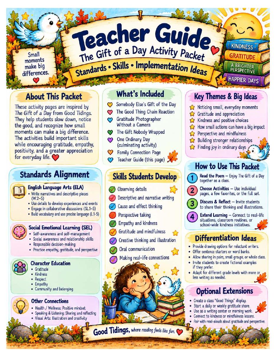 The Gift of a Day — Gratitude & Noticing Mini Packet — page 17 of 17