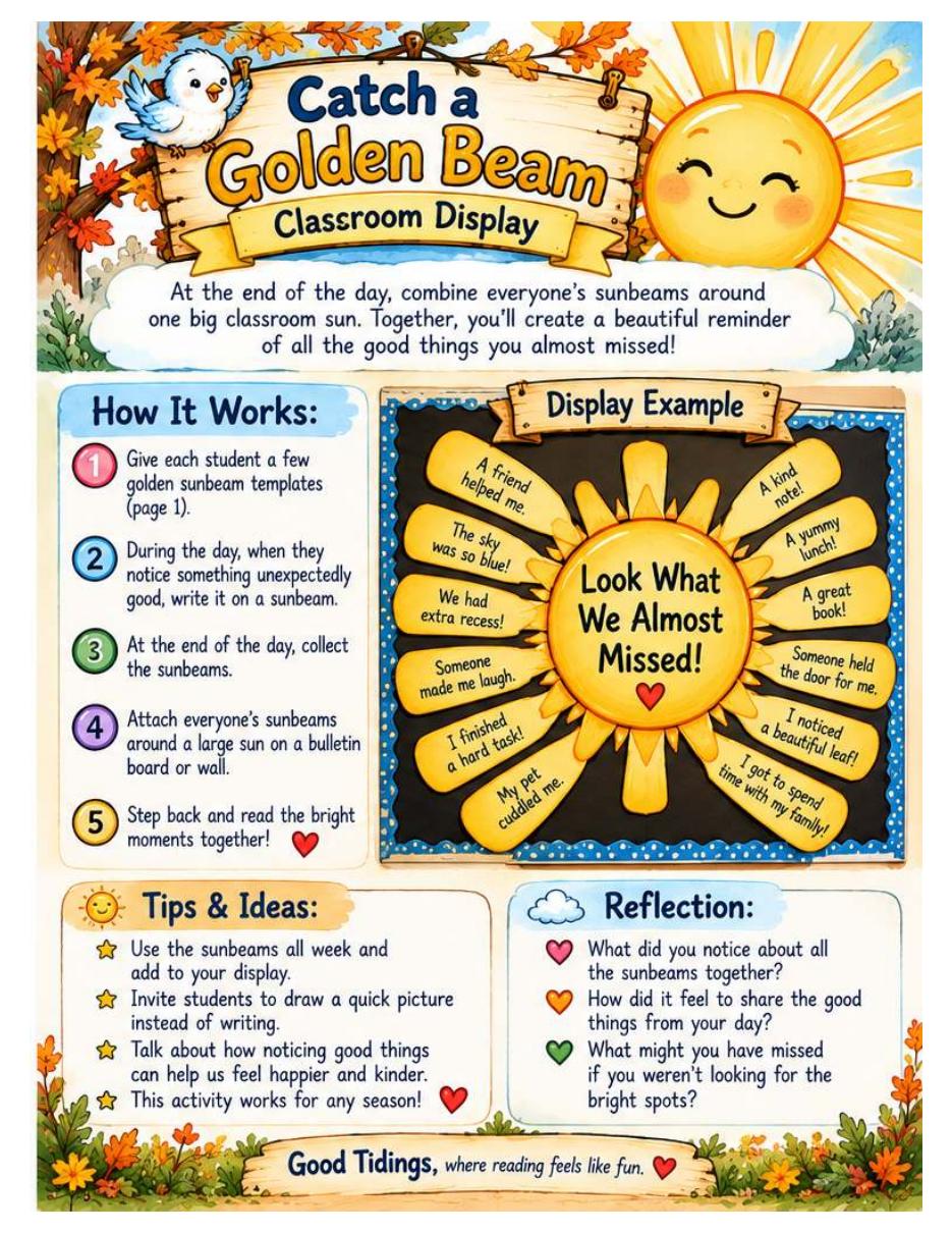 The Gift of a Day — Gratitude & Noticing Mini Packet — page 9 of 17