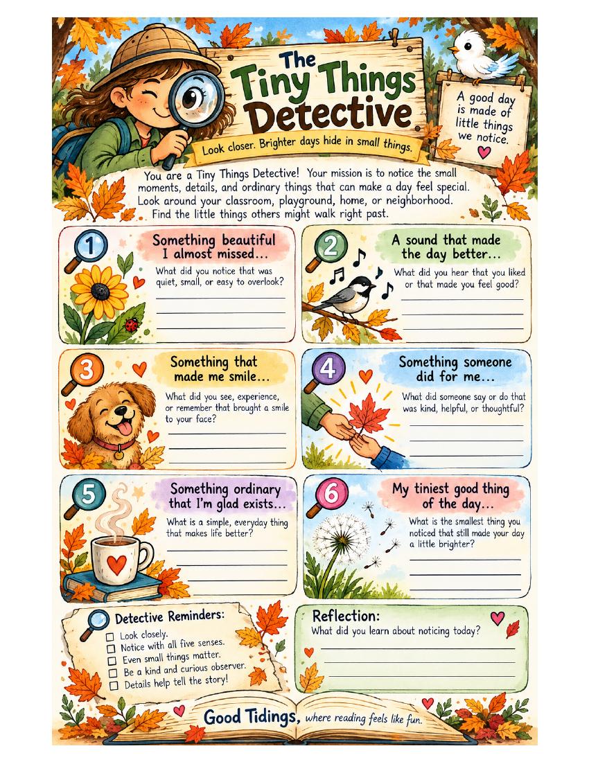 The Tiny Things Detective — page 1 of 1