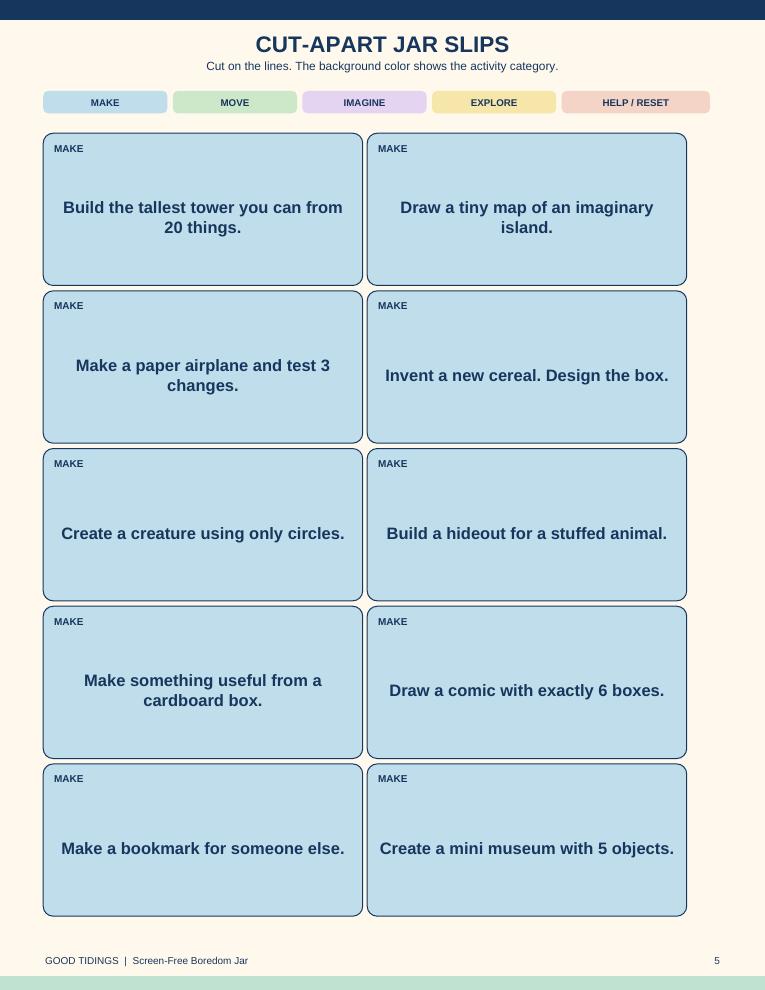 Screen-Free Boredom Jar Packet — page 5 of 13