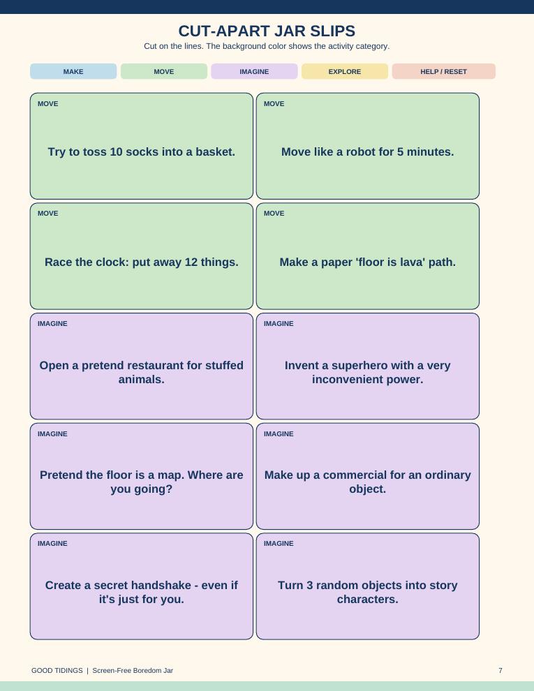 Screen-Free Boredom Jar Packet — page 7 of 13