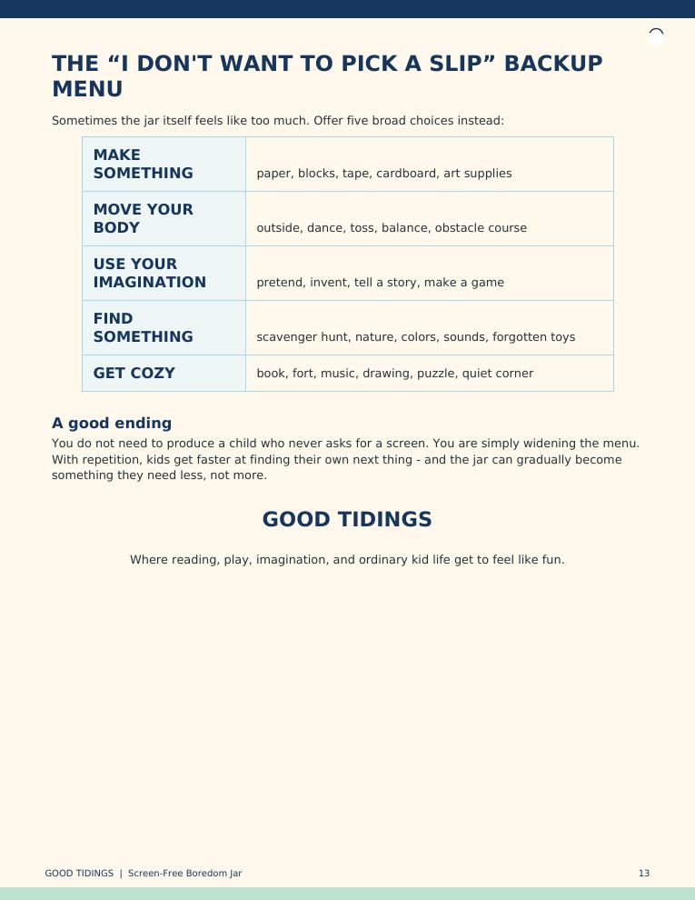 Screen-Free Boredom Jar Packet — page 13 of 13