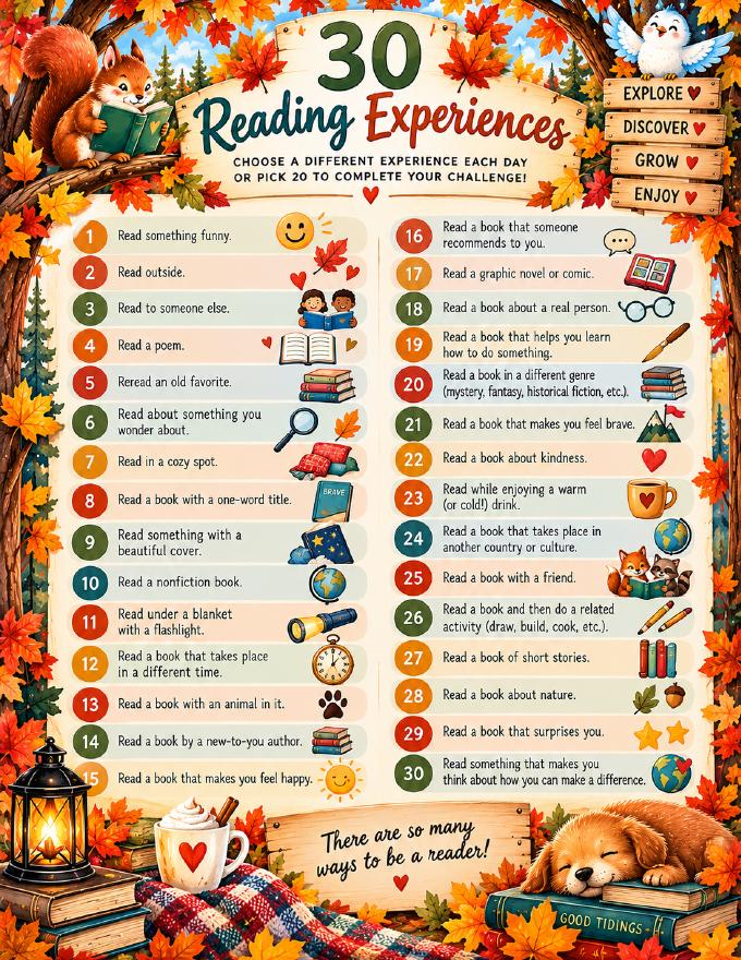 The Cozy Reading Challenge Packet — page 3 of 6