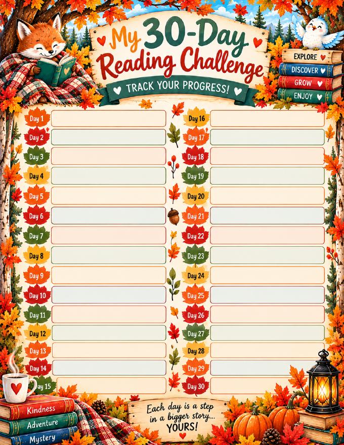 The Cozy Reading Challenge Packet — page 4 of 6