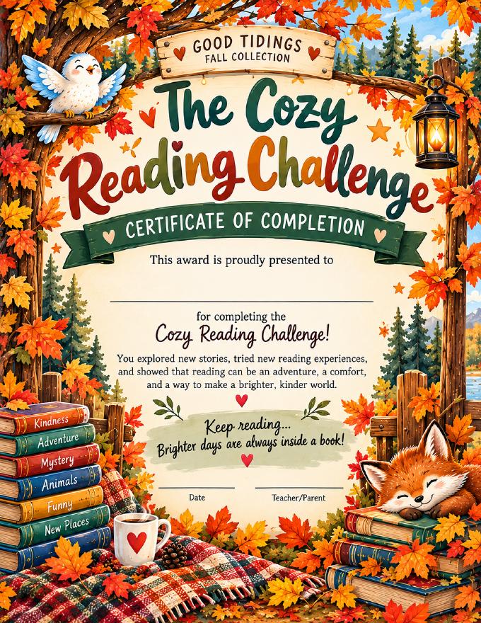 The Cozy Reading Challenge Packet — page 6 of 6