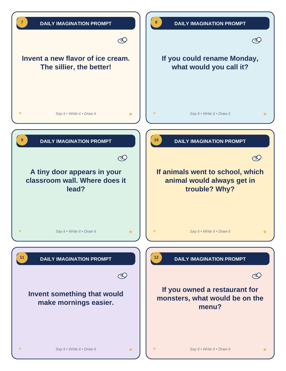Good Morning, Imagination! Teacher Packet — page 4 of 20