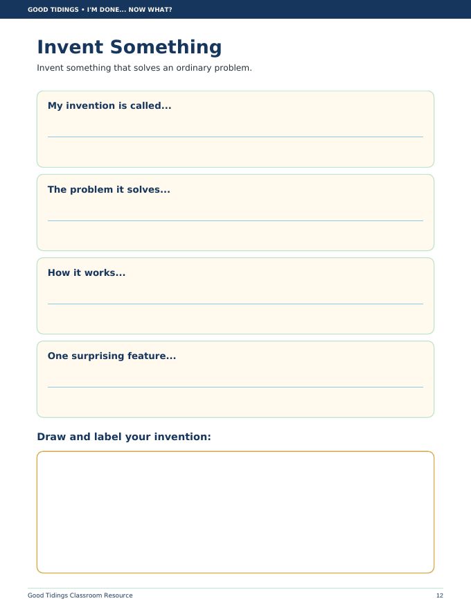 I'm Done... Now What? Early Finisher Packet — page 12 of 38