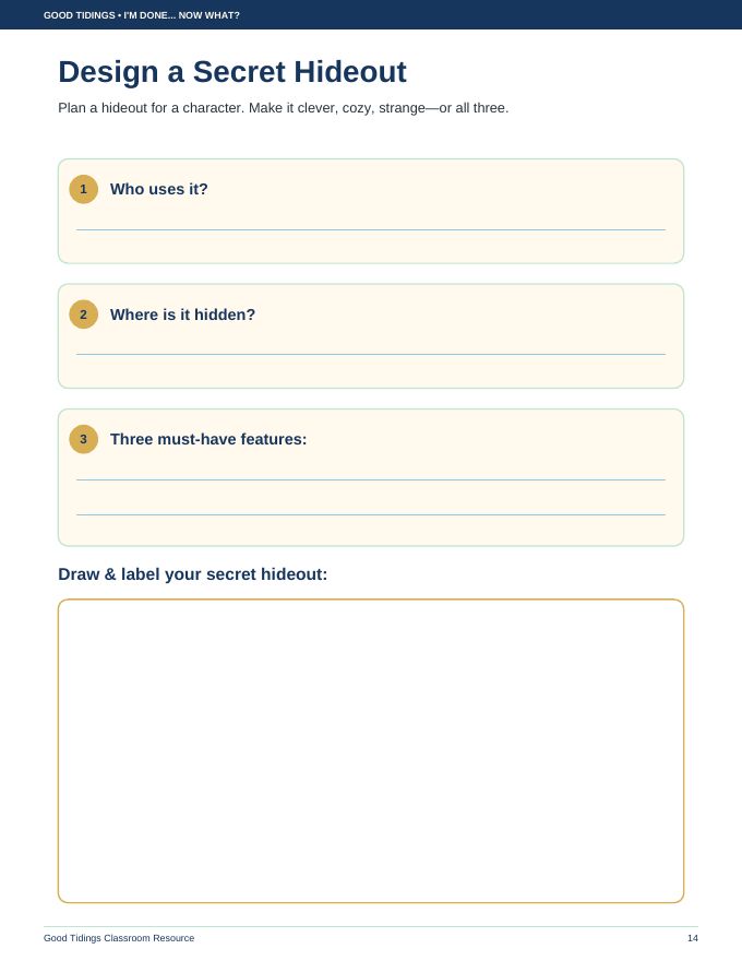 I'm Done... Now What? Early Finisher Packet — page 14 of 38