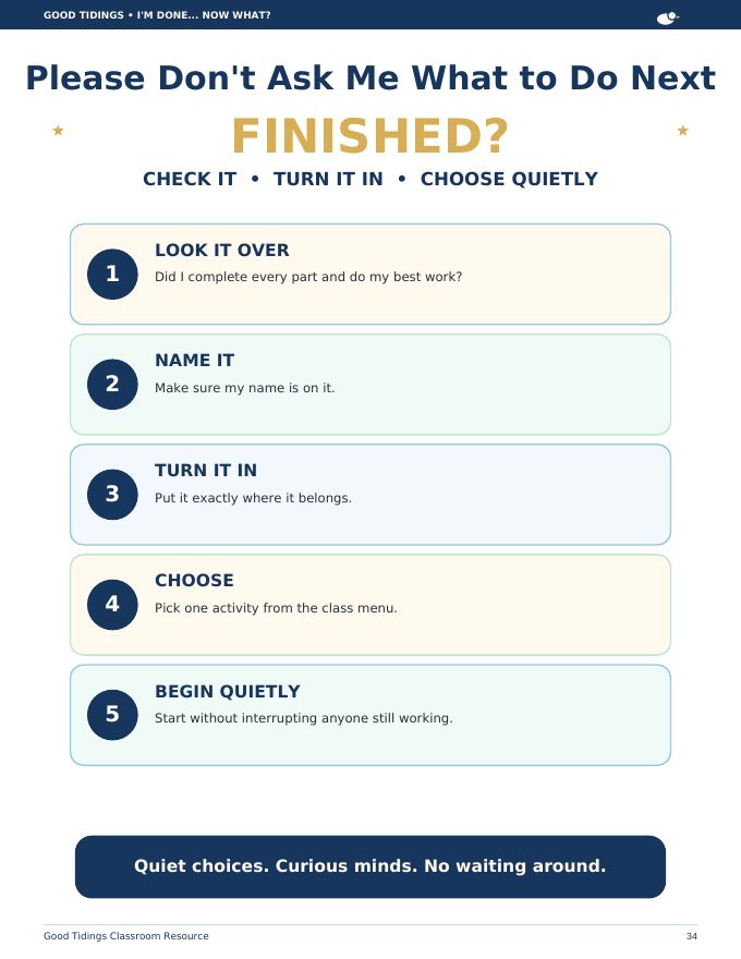 I'm Done... Now What? Early Finisher Packet — page 34 of 38