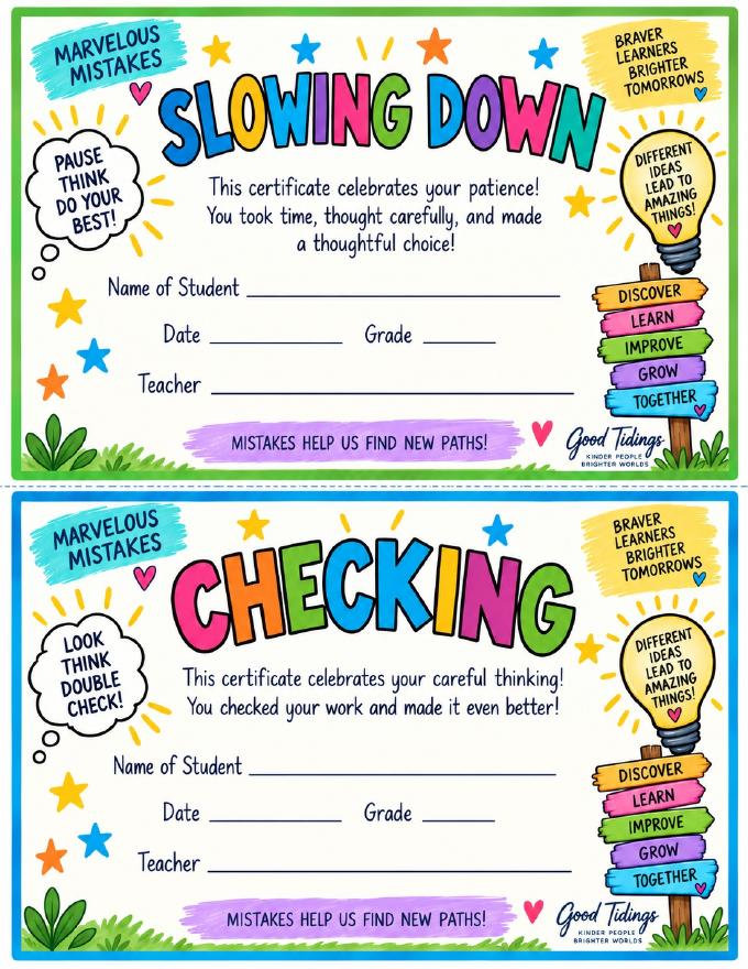 Marvelous Mistakes Classroom Packet — page 10 of 29