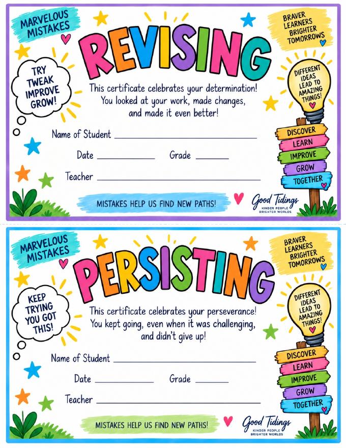 Marvelous Mistakes Classroom Packet — page 11 of 29