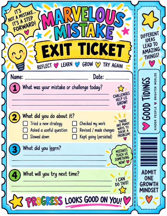 Marvelous Mistakes Classroom Packet — page 23 of 29