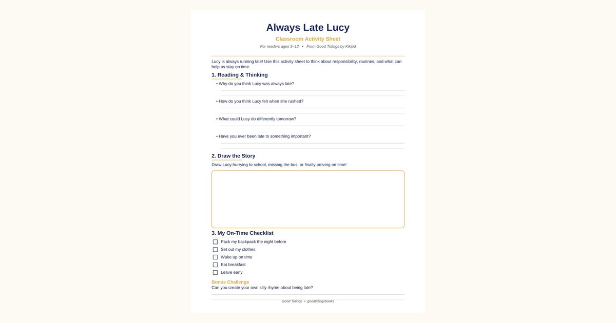 Always Late Lucy preview