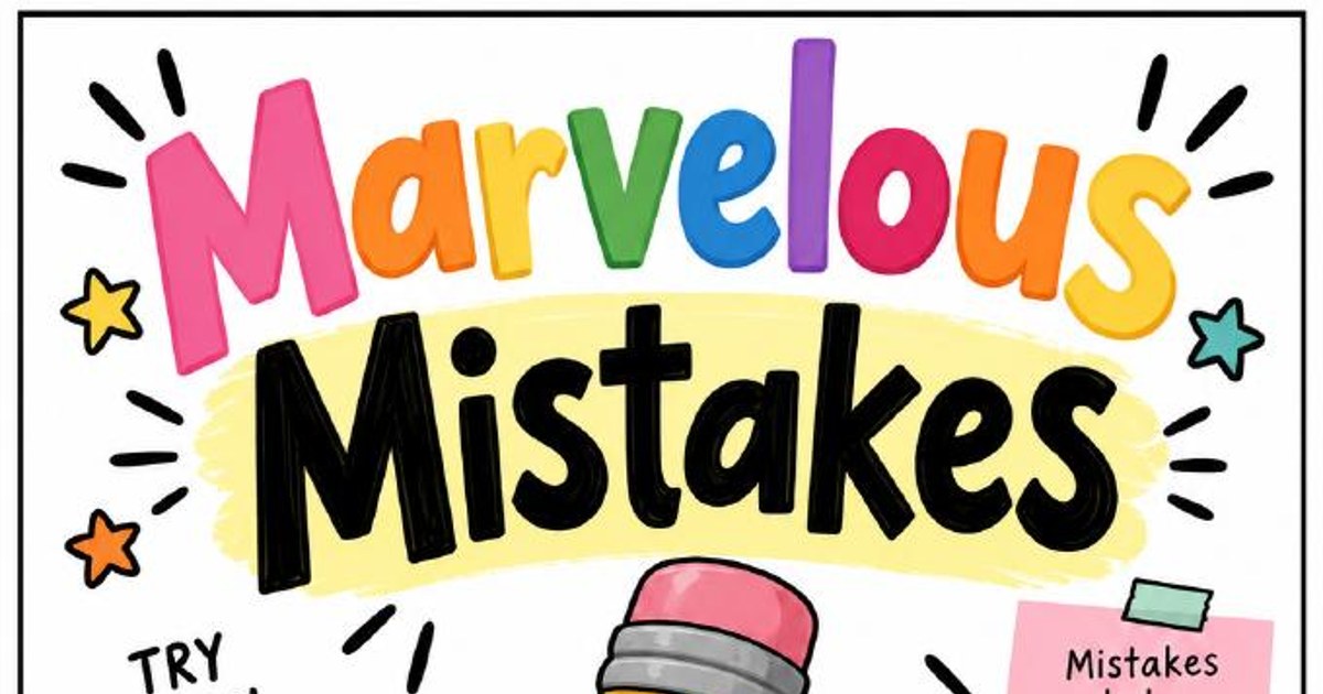 Marvelous Mistakes Classroom Packet preview