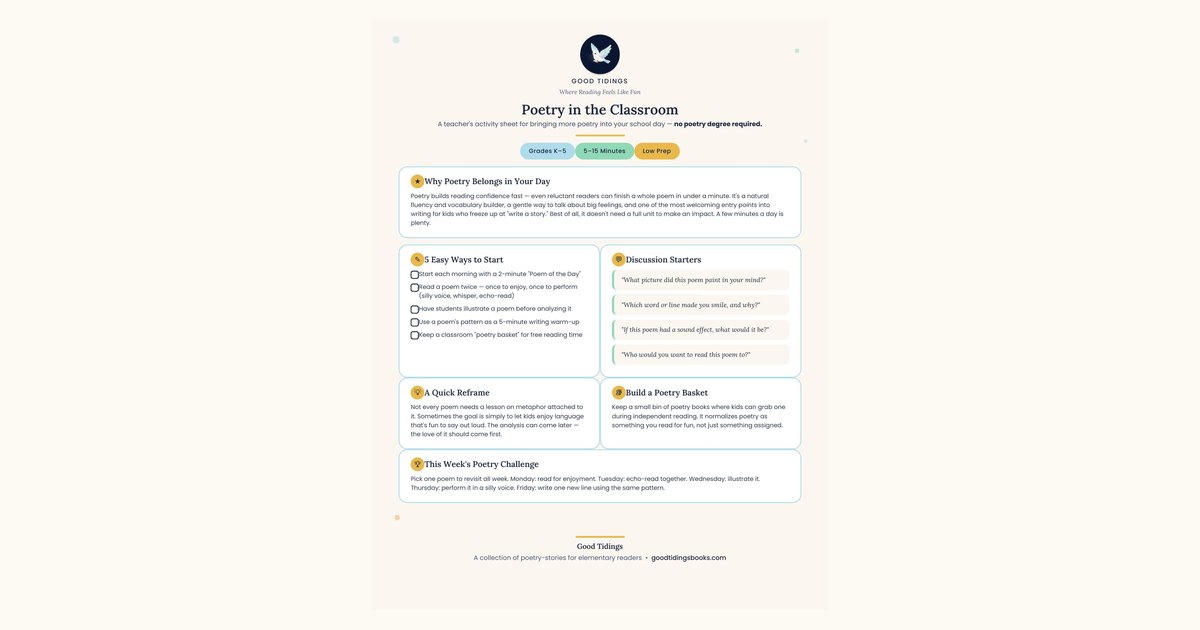 Poetry in the Classroom preview