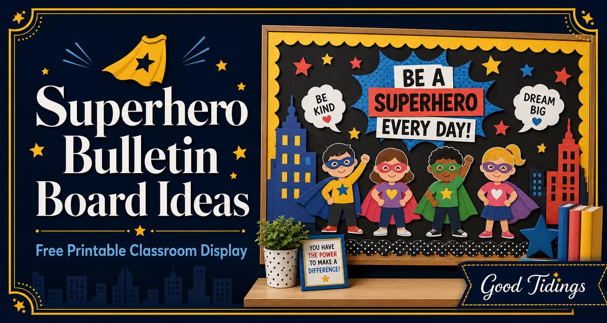 Superhero Bulletin Board Ideas preview