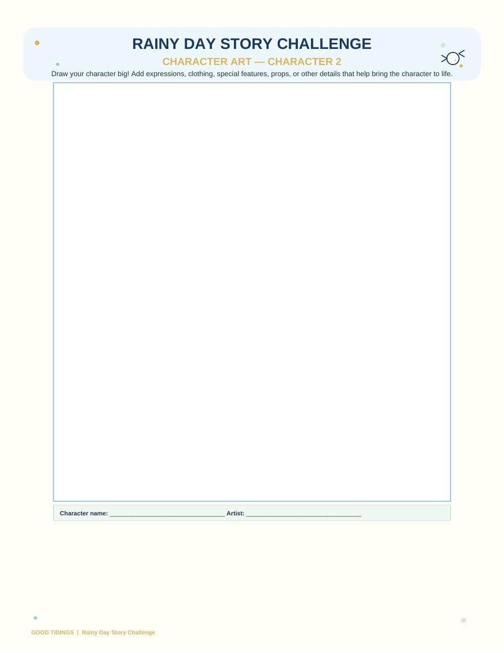 Rainy Day Story Challenge Packet — page 6 of 12