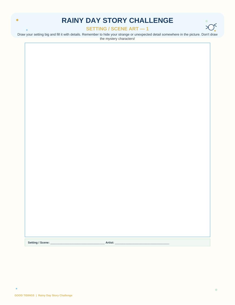 Rainy Day Story Challenge Packet — page 8 of 12