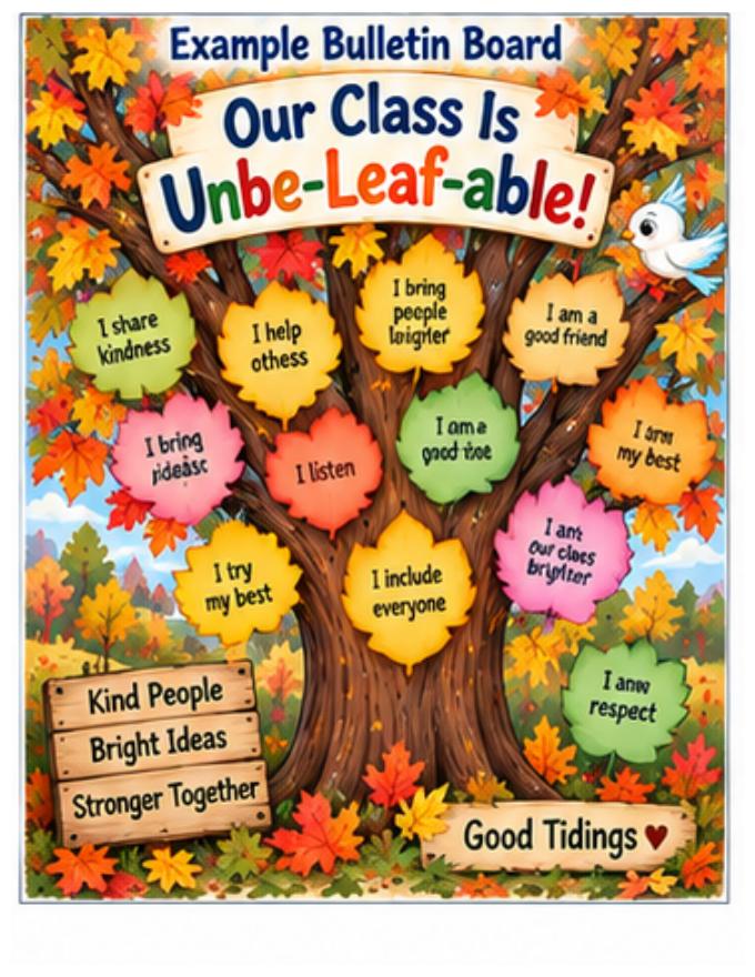 Our Class Is Unbe-Leaf-able! Bulletin Board Packet — page 9 of 9